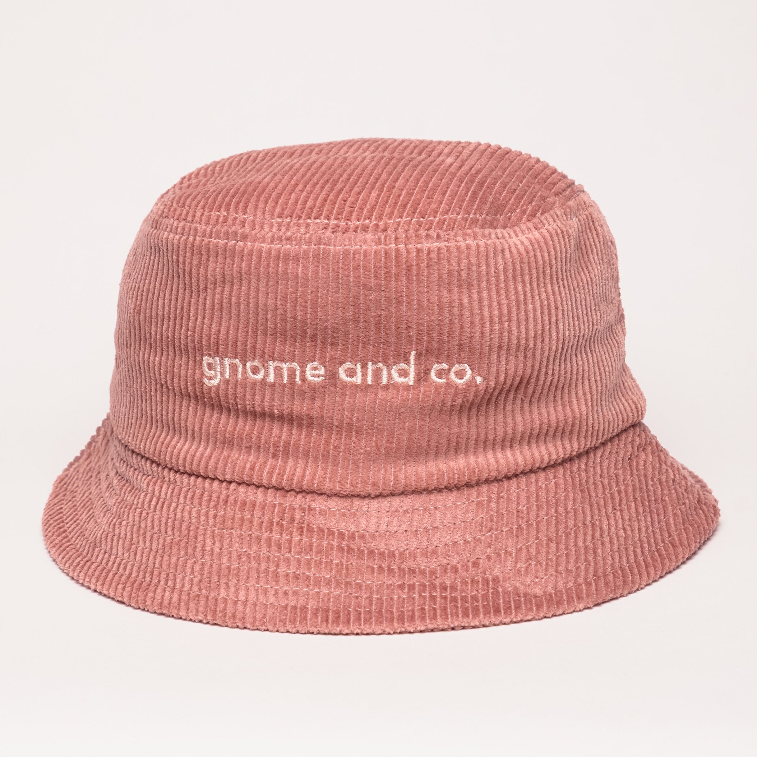 Pink Corduroy Bucket Hat